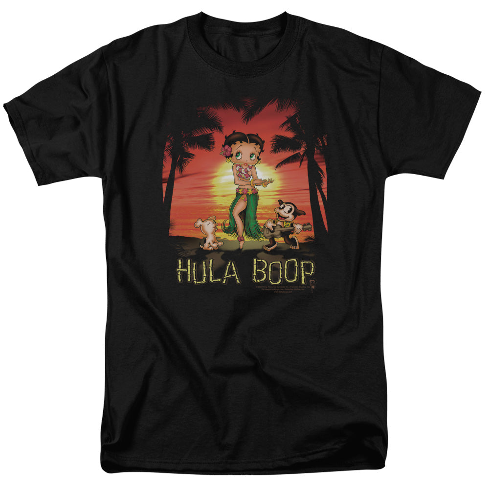 Betty Boop - Hulaboop - Short Sleeve Adult 18/1 - Black T-shirt