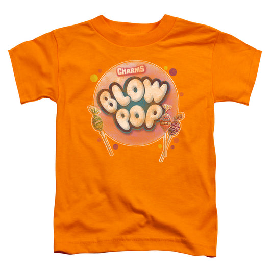 Tootsie Roll - Blow Pop Bubble - Short Sleeve Toddler Tee - Orange T-shirt