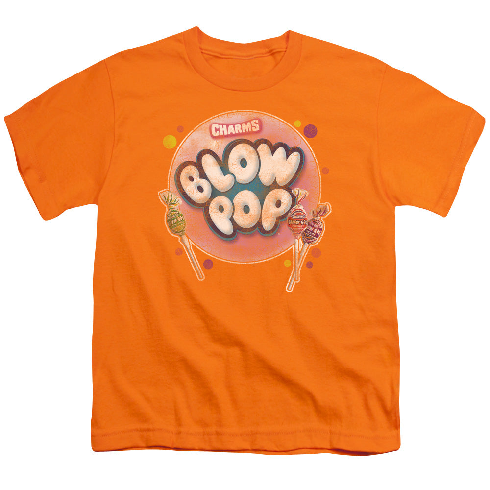 TOOTSIE ROLL BLOW POP BUBBLE - S/S YOUTH 18/1 - ORANGE T-Shirt