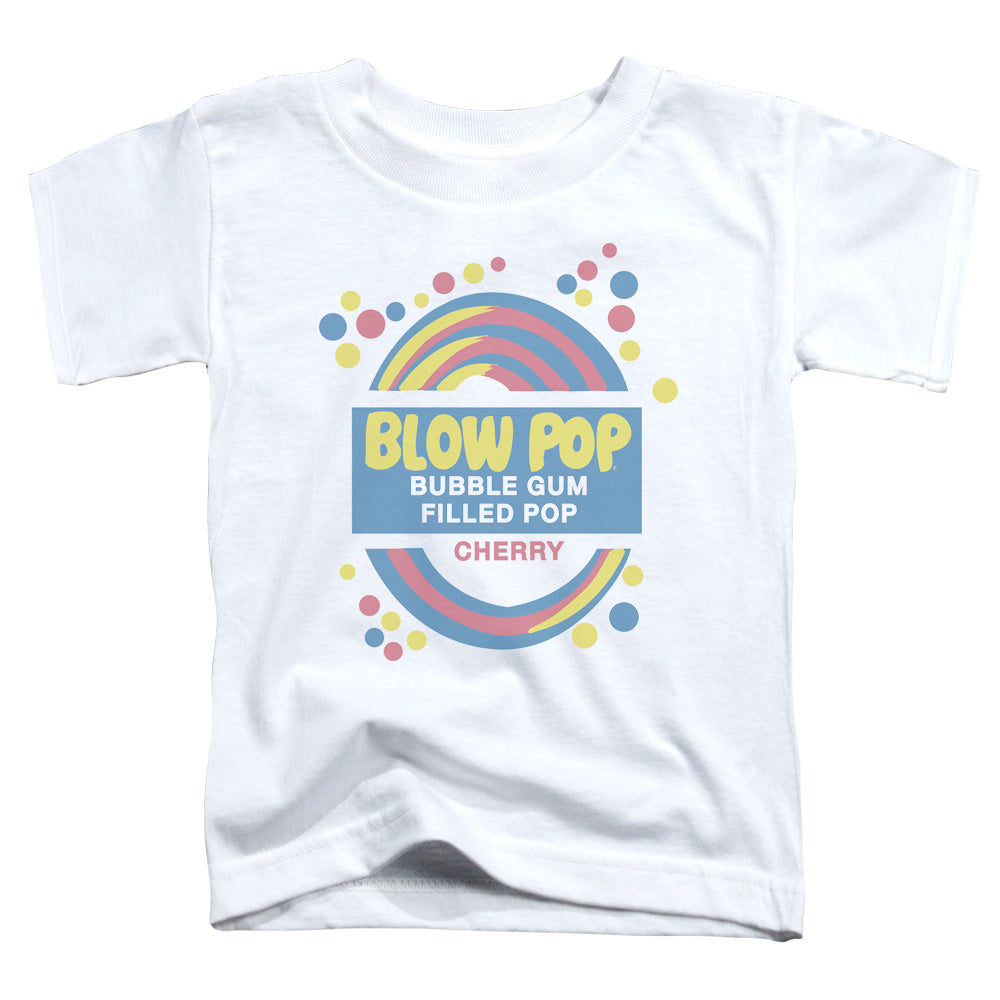 Tootsie Roll - Blow Pop Label - Short Sleeve Toddler Tee - White T-shirt