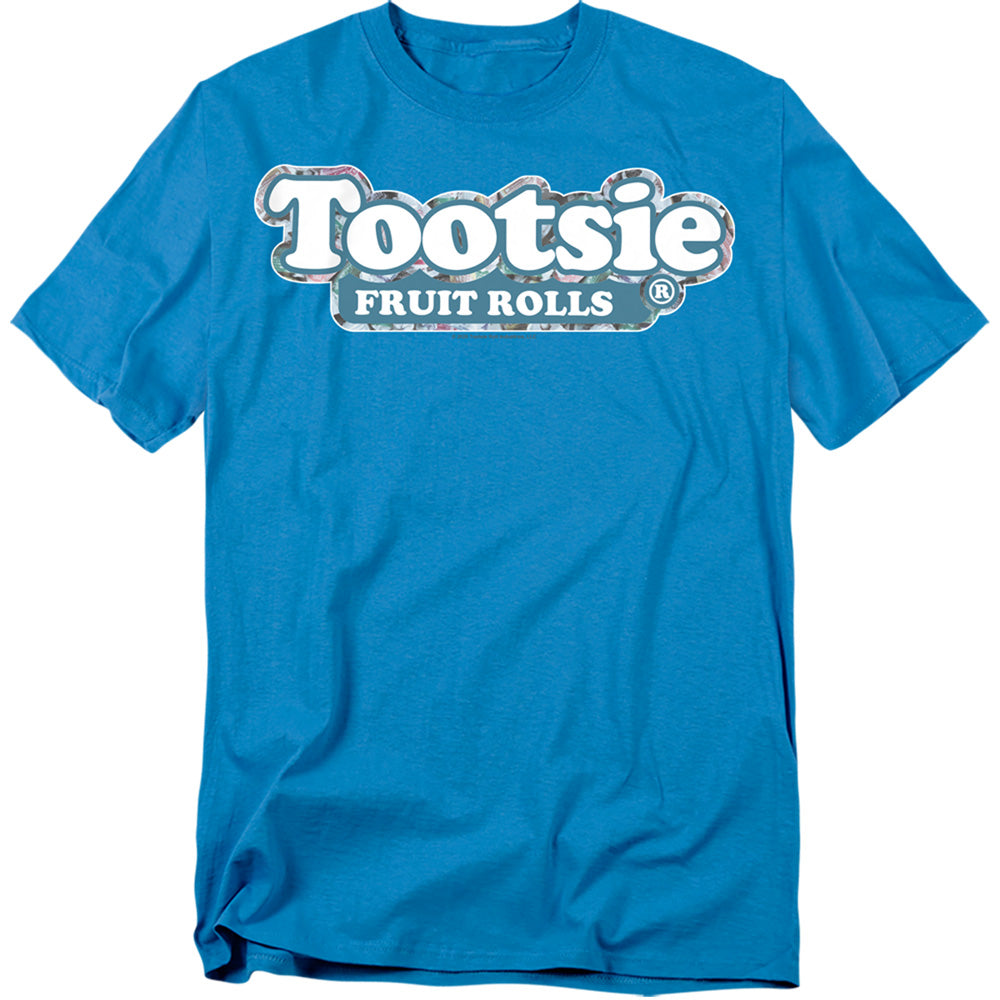 Tootsie Roll - Tootsie Fruit Rolls Logo - Short Sleeve Adult 18/1 - Turquoise T-shirt