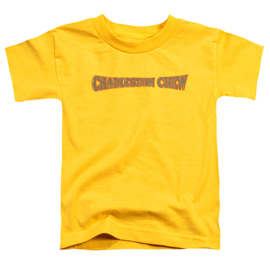 Tootsie Roll - Charleston Chew Logo - Short Sleeve Toddler Tee - Yellow T-shirt