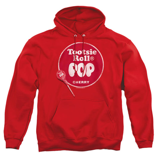 Tootsie Roll - Tootsie Roll Pop Logo - Adult Pull-over Hoodie - Red