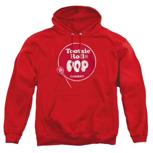Tootsie Roll - Tootsie Roll Pop Logo - Adult Pull-over Hoodie - Red