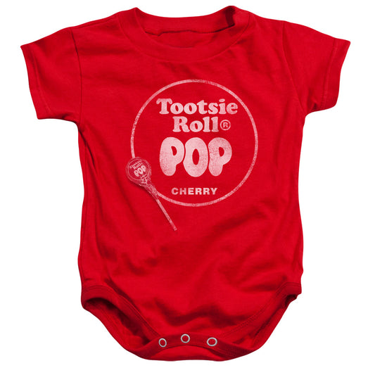 Tootsie Roll - Tootsie Roll Pop Logo-infant Snapsuit - Red