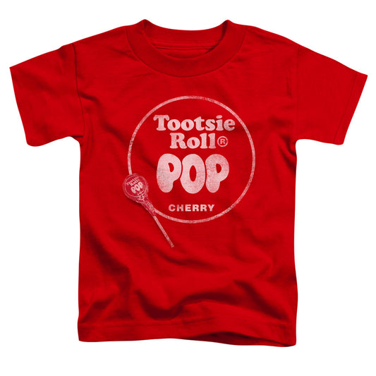 TOOTSIE ROLL TOOTSIE ROLL POP LOGO - S/S TODDLER TEE - RED - T-Shirt