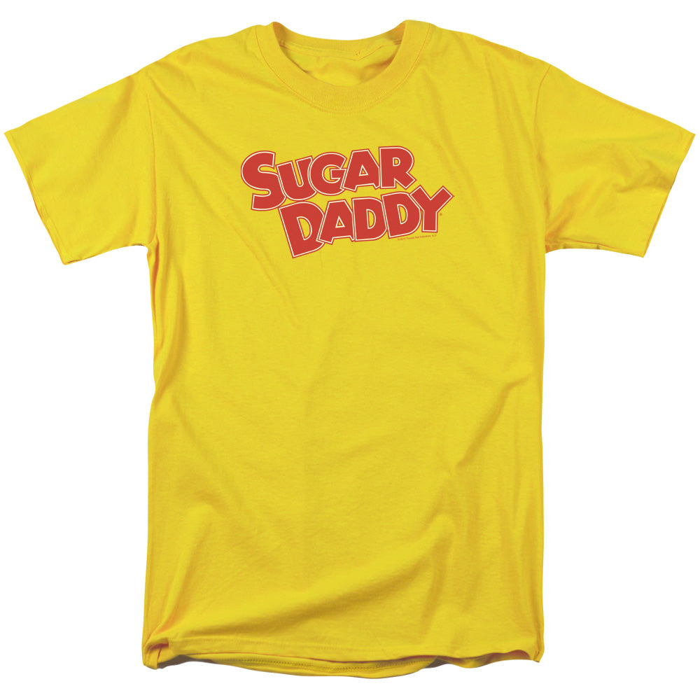 Tootsie Rollong Sleeveugar Daddy - S - S Adult 18/1 - Yellow T-shirt