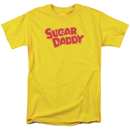 Tootsie Rollong Sleeveugar Daddy - S - S Adult 18/1 - Yellow T-shirt