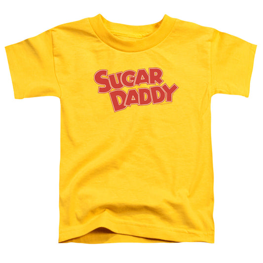 Tootsie Rollong Sleeveugar Daddy - S - S Toddler Tee - Yellow T-shirt