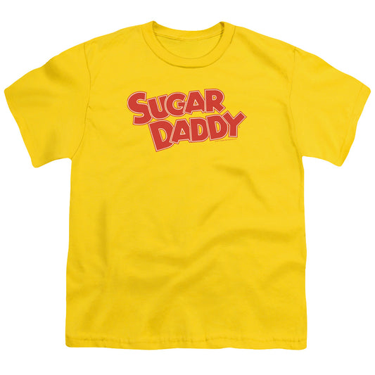 Tootsie Rollong Sleeveugar Daddy - S - S Youth 18/1 - Yellow T-shirt