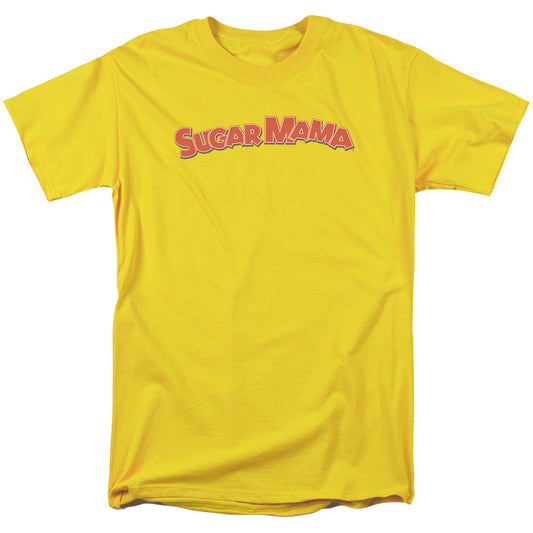 Tootsie Rollong Sleeveugar Mama - S - S Adult 18/1 - Yellow T-shirt