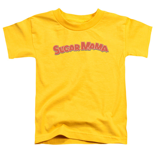 Tootsie Rollong Sleeveugar Mama - S - S Toddler Tee - Yellow T-shirt