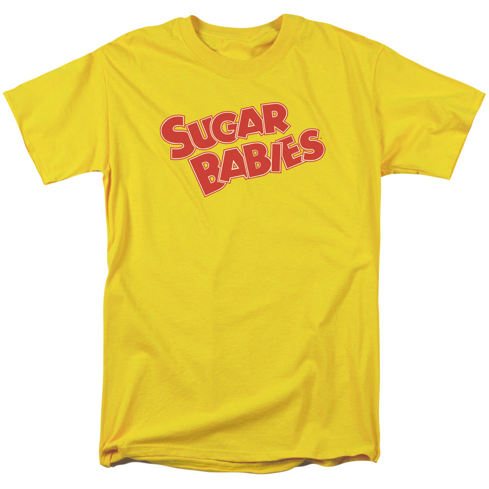 Tootsie Rollong Sleeveugar Babies - S - S Adult 18/1 - Yellow T-shirt