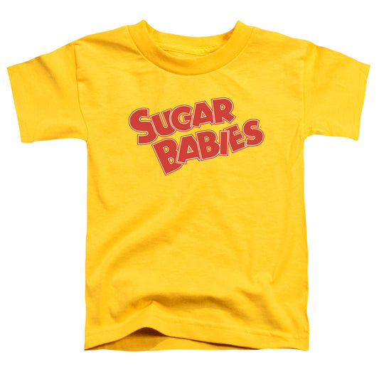 Tootsie Rollong Sleeveugar Babies - S - S Toddler Tee - Yellow T-shirt