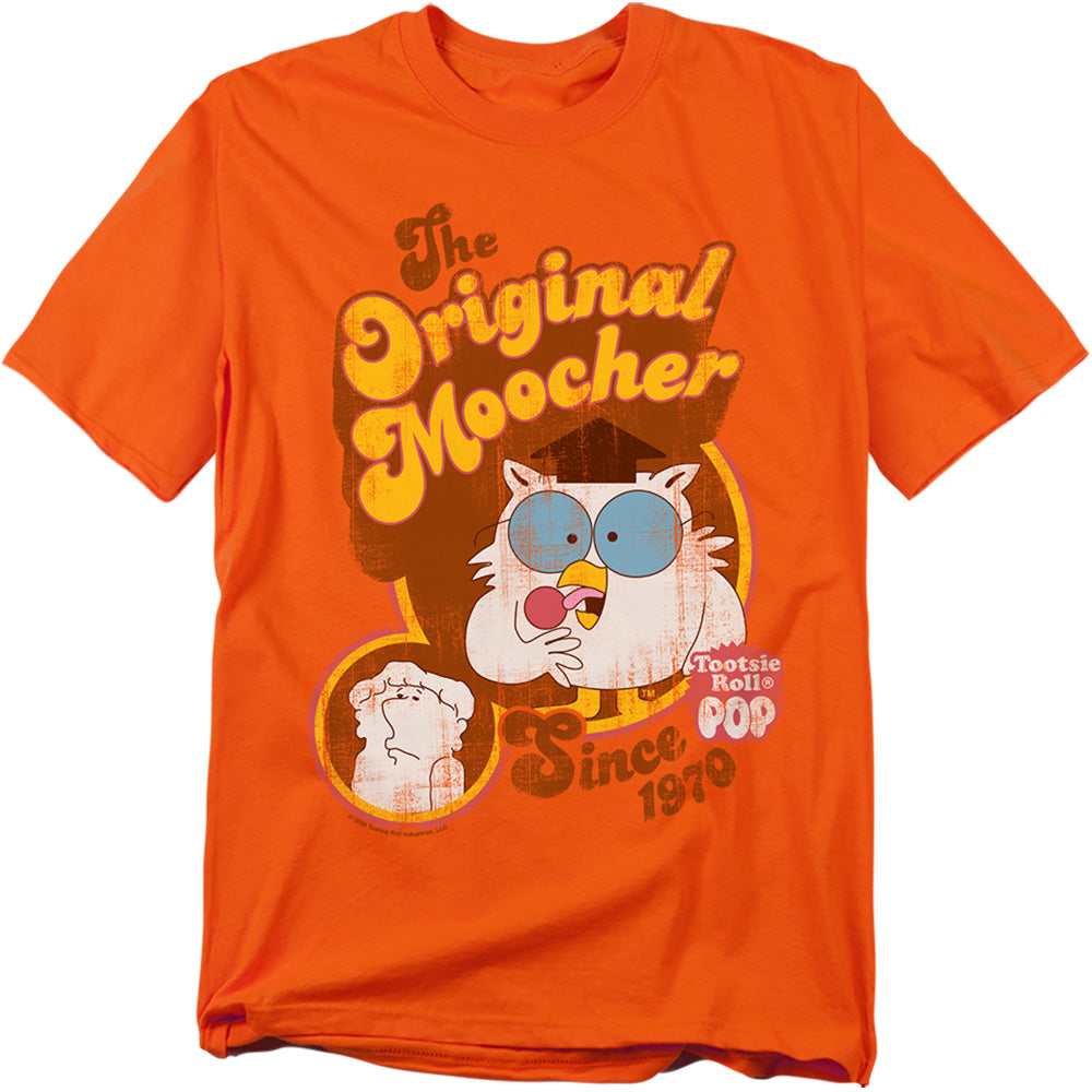 Tootsie Roll - Original Moocher - Short Sleeve Adult 18/1 - Orange T-shirt