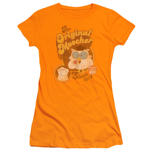 Tootsie Roll - Original Moocher - Short Sleeve Junior Sheer - Orange T-shirt