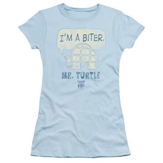 TOOTSIE ROLL IM A BITER - S/S JUNIOR SHEER - LIGHT BLUE T-Shirt