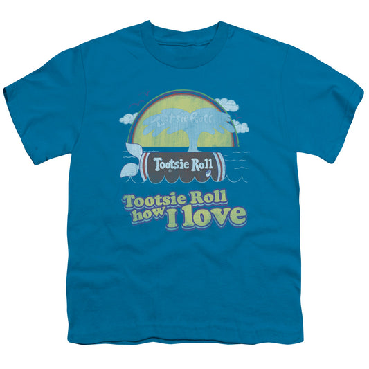 Tootsie Roll - Jingle - Short Sleeve Youth 18/1 - Turquoise T-shirt
