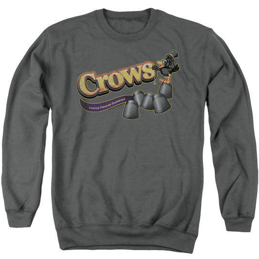 Tootise Roll - Crows - Adult Crewneck Sweatshirt - Charcoal