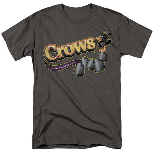 Tootise Roll - Crows - Short Sleeve Adult 18/1 - Charcoal T-shirt
