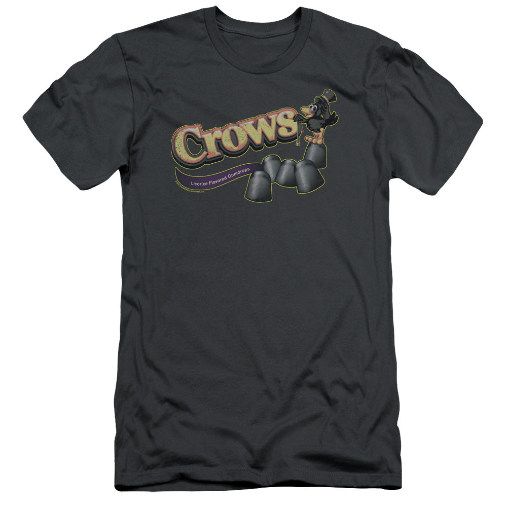 Tootise Roll - Crows - Short Sleeve Adult 30/1 - Charcoal T-shirt