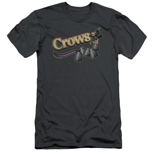 Tootise Roll - Crows - Short Sleeve Adult 30/1 - Charcoal T-shirt