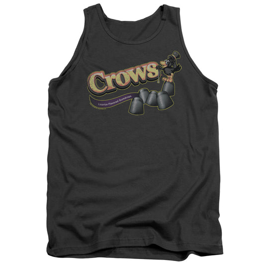 Tootise Roll - Crows - Adult Tank - Charcoal