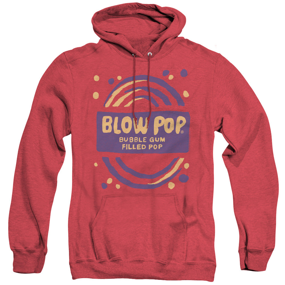 Tootsie Roll - Blow Pop Rough - Adult Heather Hoodie - Red