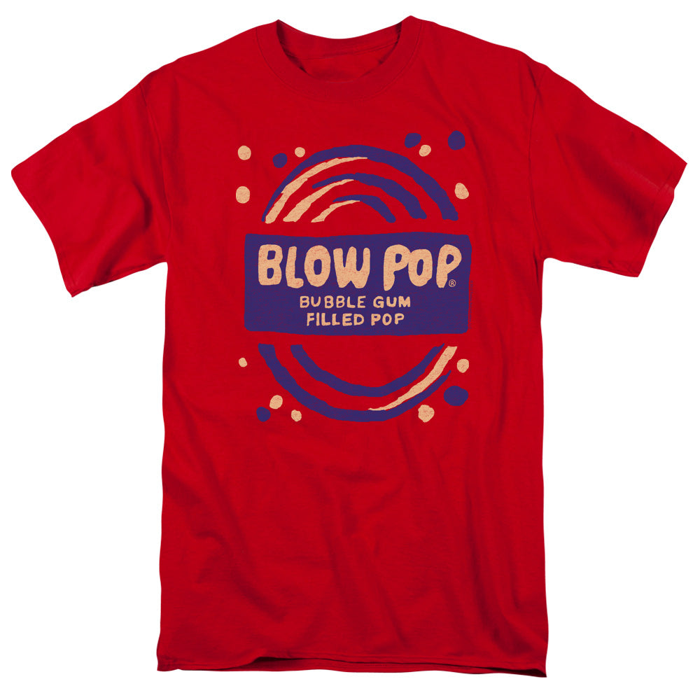 Tootsie Roll - Blow Pop Rough - Short Sleeve Adult 18/1 - Red T-shirt