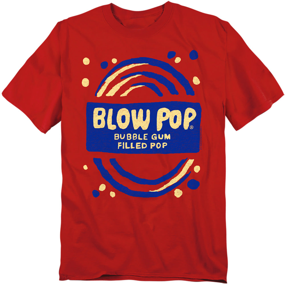 Tootsie Roll - Blow Pop Rough - Short Sleeve Adult 18/1 - Red T-shirt