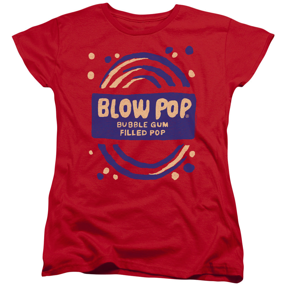 Tootsie Roll - Blow Pop Rough - Short Sleeve Womens Tee - Red T-shirt