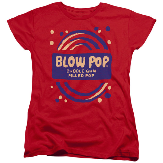 Tootsie Roll - Blow Pop Rough - Short Sleeve Womens Tee - Red T-shirt