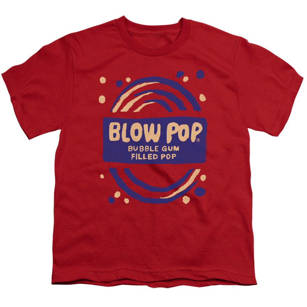 TOOTSIE ROLL BLOW POP ROUGH - S/S YOUTH 18/1 - RED T-Shirt