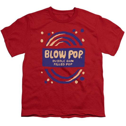 TOOTSIE ROLL BLOW POP ROUGH - S/S YOUTH 18/1 - RED T-Shirt
