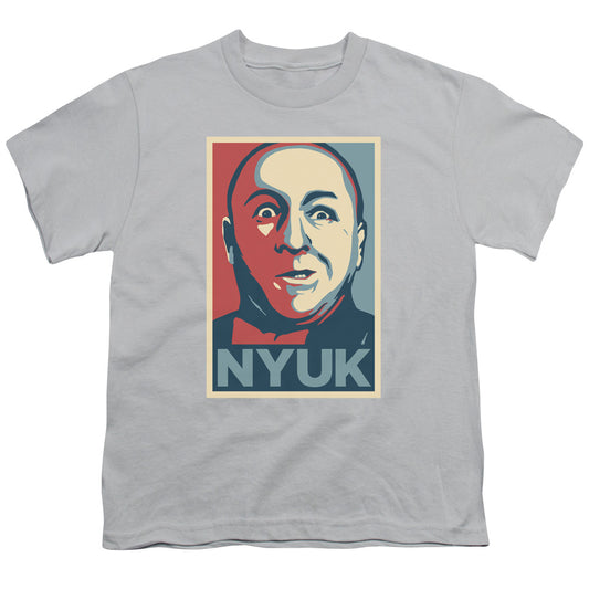 THREE STOOGES NYUK - S/S YOUTH 18/1 - SILVER T-Shirt