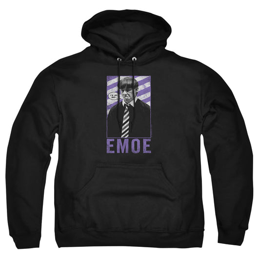 Three Stooges - Emoe - Adult Pull-over Hoodie - Black