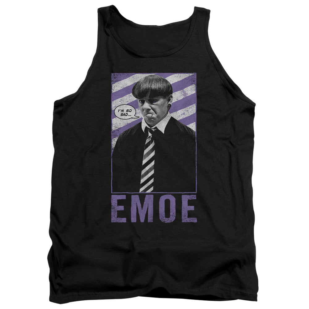 Three Stooges - Emoe - Adult Tank - Black