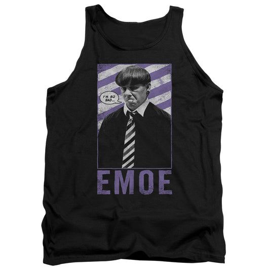 Three Stooges - Emoe - Adult Tank - Black