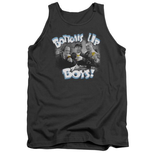Three Stooges - Bottoms Us - Adult Tank - Charcoal