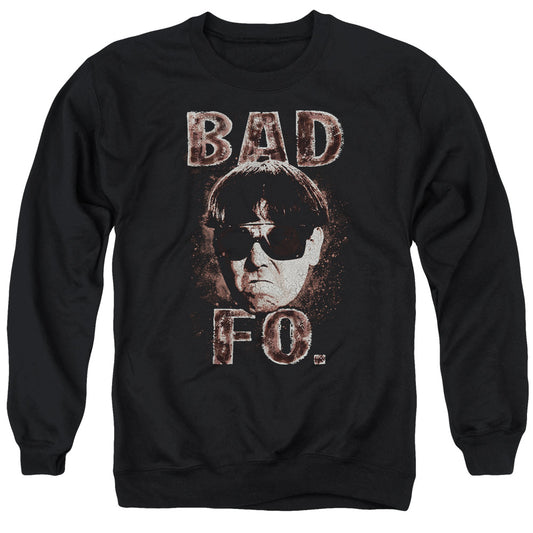 Three Stooges - Bad Moe Fo - Adult Crewneck Sweatshirt - Black