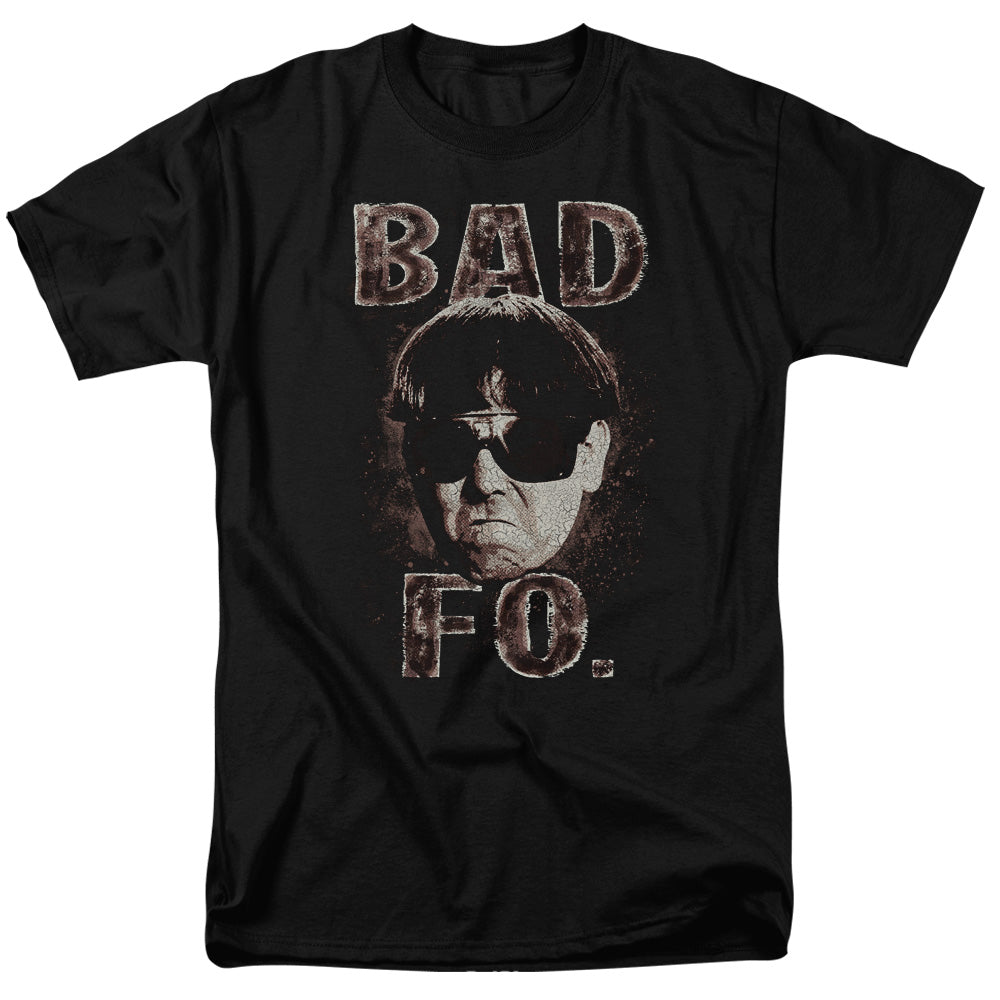 Three Stooges - Bad Moe Fo - Short Sleeve Adult 18/1 - Black T-shirt