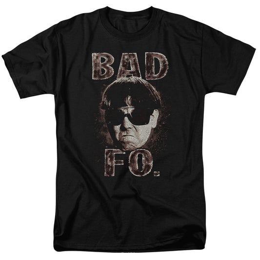 Three Stooges - Bad Moe Fo - Short Sleeve Adult 18/1 - Black T-shirt
