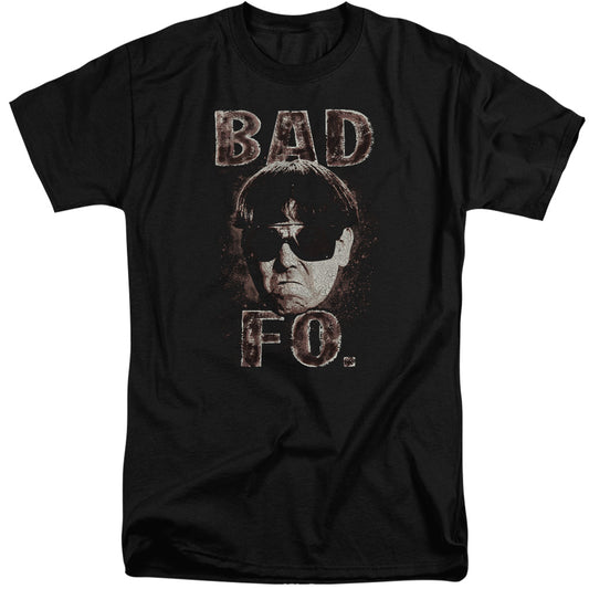 Three Stooges - Bad Moe Fo - Short Sleeve Adult Tall - Black T-shirt