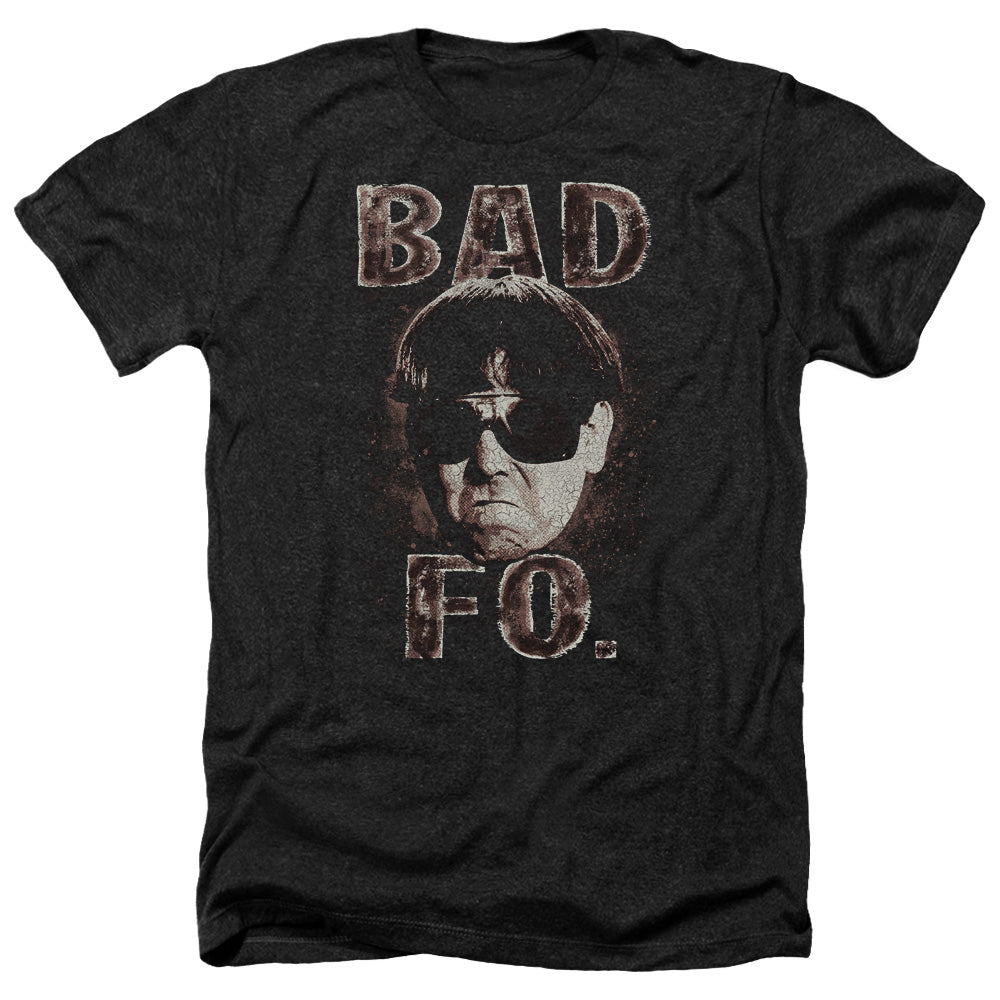 Three Stooges - Bad Moe Fo - Adult Heather-black