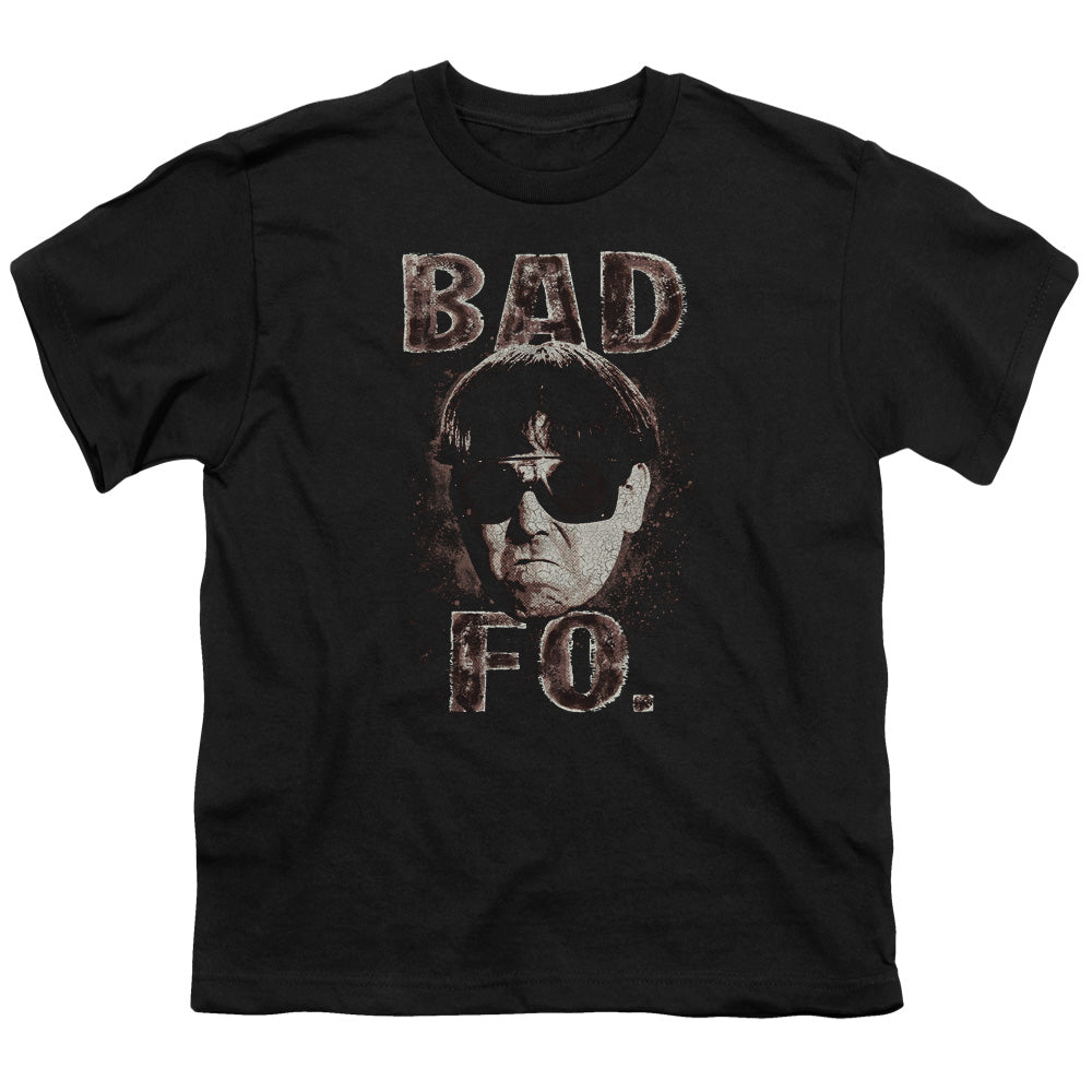 Three Stooges - Bad Moe Fo - Short Sleeve Youth 18/1 - Black T-shirt