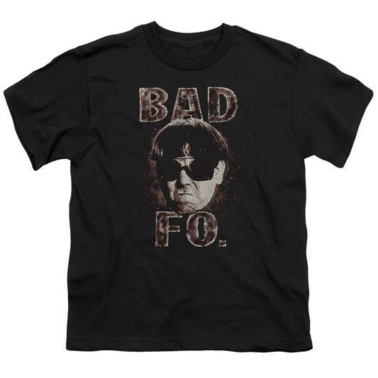 Three Stooges - Bad Moe Fo - Short Sleeve Youth 18/1 - Black T-shirt