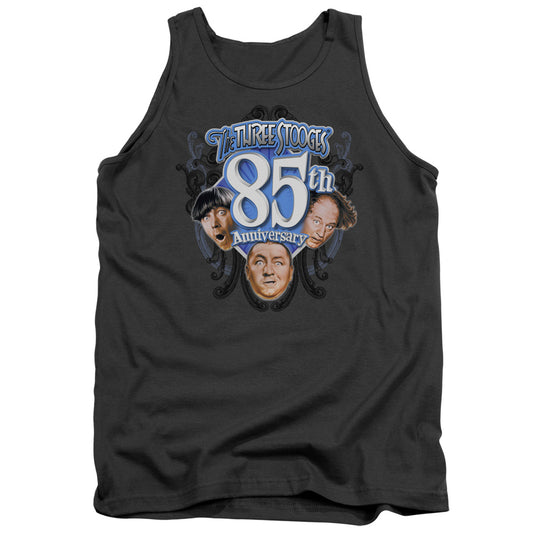 Three Stooges - 85th Anniversary - Adult Tank - Charcoal