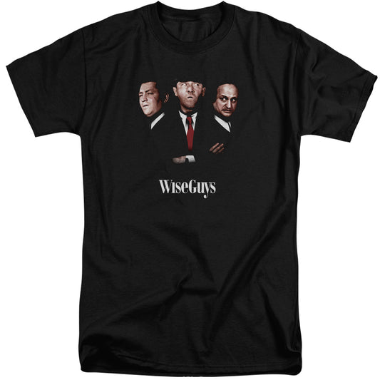 Three Stooges - Wiseguys - Short Sleeve Adult Tall - Black T-shirt