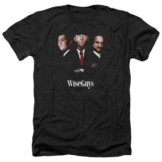 Three Stooges - Wiseguys - Adult Heather-black