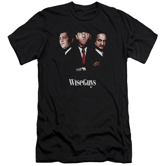 Three Stooges - Wiseguys-premuim Canvas Adult Slim Fit 30/1 - Black